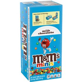 M&M'S Minis Milk Chocolate Candy, 1.08 oz., 24 pk.