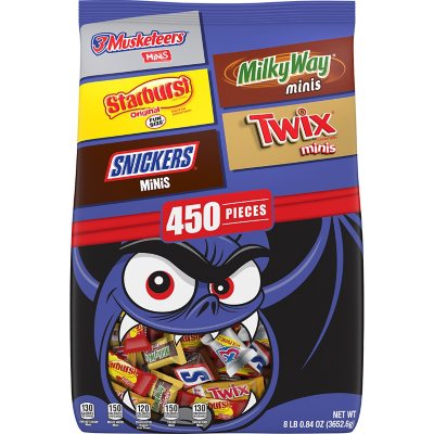 Milky Way, Snickers, Twix, Starburst & More Bulk Halloween Candy (450 ct.)  - Sam's Club