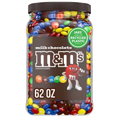 M&M'S Peanut Milk Chocolate Candy Bulk Jar (62 oz.) - Sam's Club