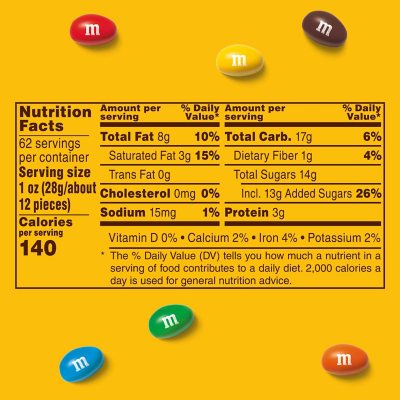 M&M's Peanut Candy 14.25 LB