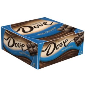 Dove Milk Chocolate Bar 18 ct.