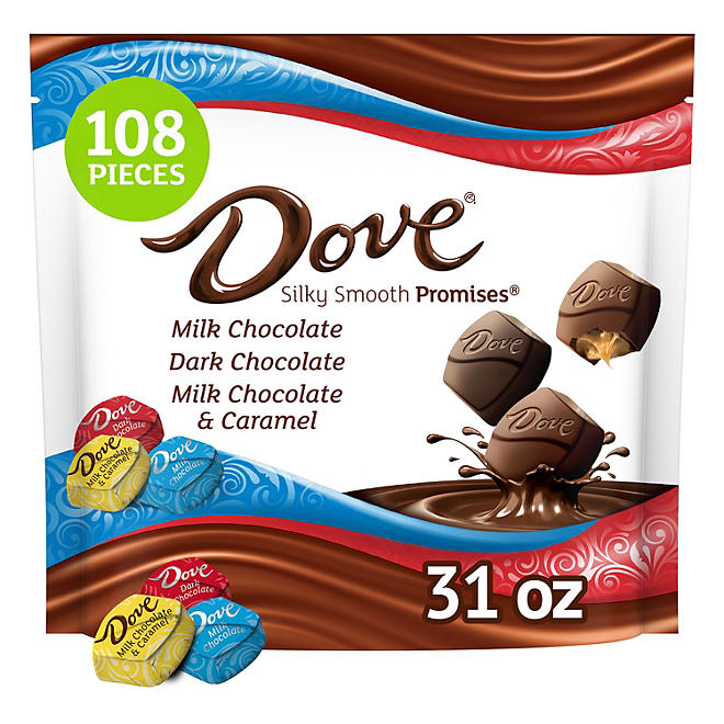 Dove Promises Assorted Chocolate Bulk Variety Pack, 108 pcs.