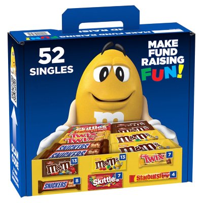 M&M'S, Skittles, Snickers, Twix & Starburst Fundraiser Candy Bulk Variety  Pack ( oz., 52 ct.) - Sam's Club