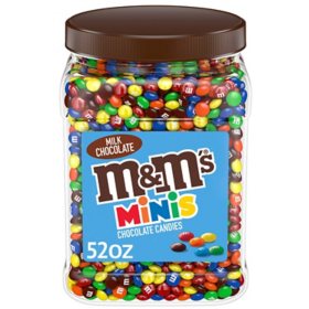 M&M’S Minis Milk Chocolate Candy Resealable Bulk Jar (52 oz.) 