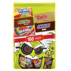 Mars Halloween Variety Pack Candy, Minis, 160 pcs.