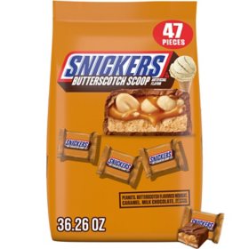 SNICKERS Butterscotch Scoop, Fun Size, 47 pcs.