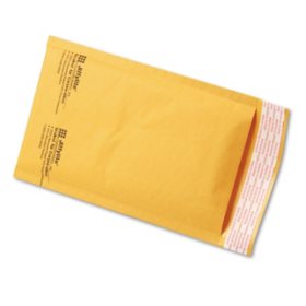 Sealed Air - Jiffylite Self-Seal Mailer, Side Seam, #00, 5 x 10, Golden Brown -  250/Carton