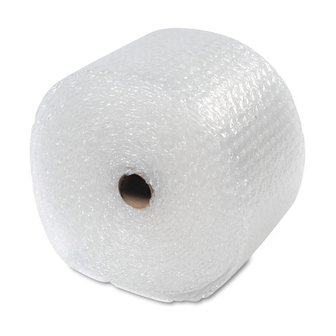 Sealed Air - Recycled Bubble Wrap, Light Weight 5/16" Air Cushioning, 12" x 100ft