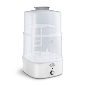 The Clorox™ 2-Tier Steam Sanitizer kills 99.999% of bacteria