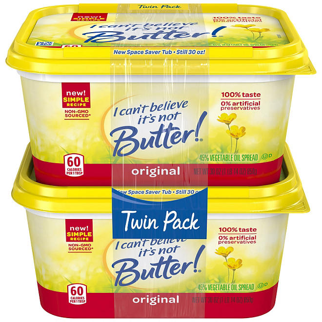 I Can't Believe It's Not Butter (30 oz., 2 pk.) 