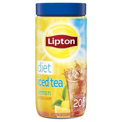 Lipton Diet Iced Tea Mix Lemon 5 9 Oz Makes 20 Quarts Sam S