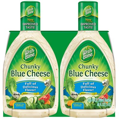 Wish-Bone Chunky Blue Cheese Dressing - 24 oz. - 2 pk