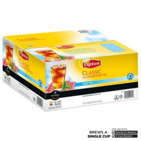 Lipton Classic Iced Unsweetened Tea K Cup 54 Ct Sam S Club