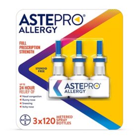 Astepro  Adult Nasal Spray 120 ml./bottle, 3 pk.