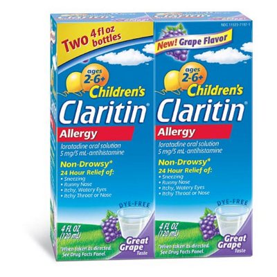 Claritin Children's Allergy 4 oz. bottles 2 pk. Sam's Club