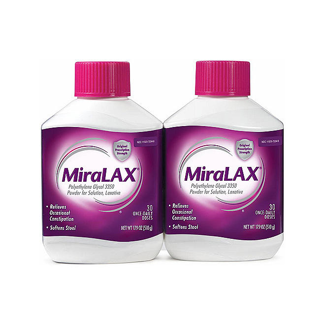 MiraLAX Laxative - 30 ct. - 2 pk.