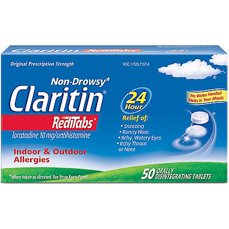 Claritin Reditabs Non Drowsy 50 Ct Sam S Club