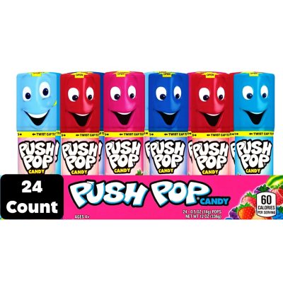 Push Pop Candy Variety Pack, 0.5 oz., 24 ct. - Sam's Club