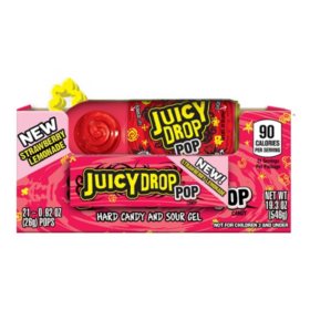 Juicy Drop Pops Assorted 0 92 Oz 21 Ct Sam S Club