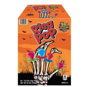 Ring Pop Halloween Candy, 0.5 oz., 50 ct. 