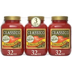 Classico Tomato and Basil Pasta Sauce 32 oz., 3 pk.