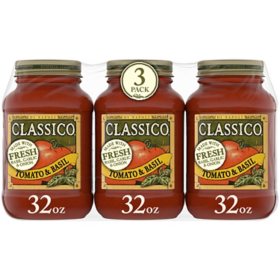 Classico Tomato and Basil Pasta Sauce 32 oz., 3 pk.