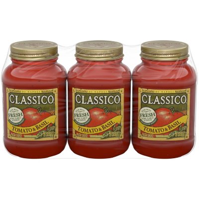 Classico Tomato and Basil Pasta Sauce 32 oz. 3 pk. Sam s Club