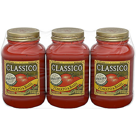Classico Tomato and Basil Pasta Sauce (32 oz., 3 pk.)
