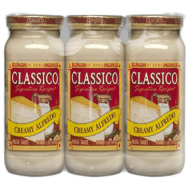 Classico® Creamy Alfredo Pasta Sauce - 15 oz. - 3 pk.