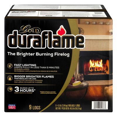 Duraflame Gold Ultra-Premium 4.5 lb. Firelogs (3-Hour Burn)