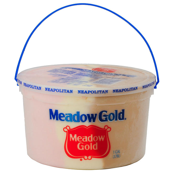 Meadow Gold Neapolitan Ice Cream Pail (1 gal.)