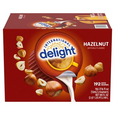 International Delight Hazelnut Coffee Creamer Singles 192 Ct Ebay