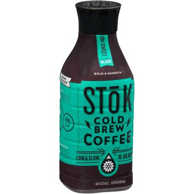 Stok Un-Sweet Black Cold Brew Coffee (48 fl. oz.) - Sam's Club