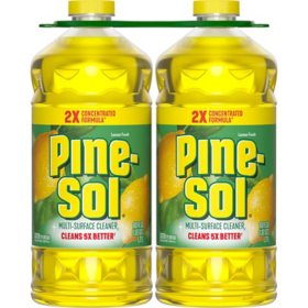 Pine-Sol 2X Concentrated Multi-Surface Cleaner, Lemon Scent (60 fl. oz., 2 pk.)