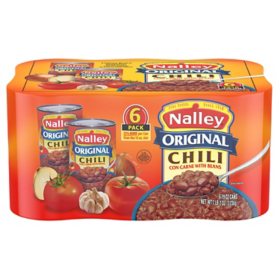 Nalley Original Chili with Beans - 6/19 oz. cans