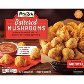 Farm Rich Battered Mushrooms with Dipping Sauce (2 lbs.)