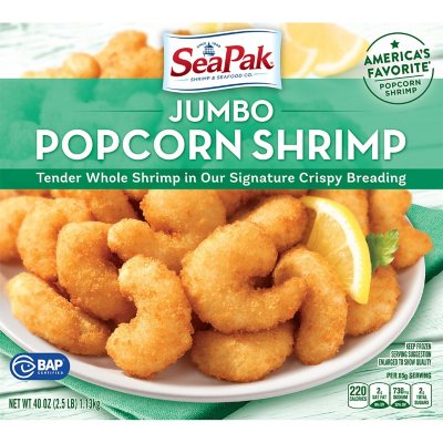 SeaPak Jumbo Popcorn Shrimp (2.5 lbs.)