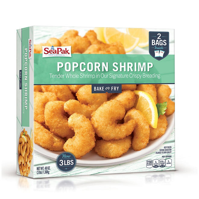 SeaPak Popcorn Shrimp (3 lb.)
