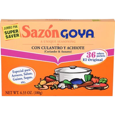 Goya Sazon 6.3 oz., 36 ct. - Sam's Club