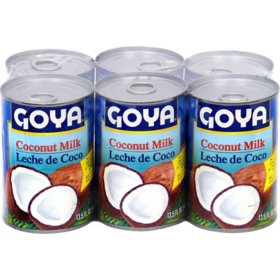 Goya Coconut Milk, 13.5 oz. ea., 6 pk.