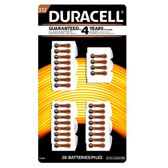 Duracell Hearing Aid Size #312 Batteries (28 Pk.)