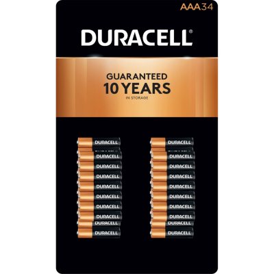 Duracell Coppertop Alkaline AAA Batteries (34 pk.)