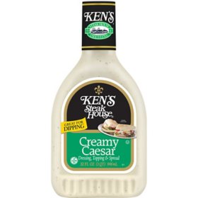 Ken's Steak House Creamy Caesar Salad Dressing, 32 oz. 