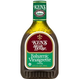 Ken's Steak House Balsamic Vinaigrette Salad Dressing, 32 oz.