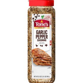 Tone's Garlic Pepper Seasoning Blend 21 oz.