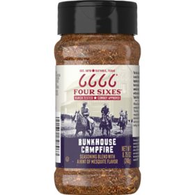 Four Sixes Bunkhouse Campfire Seasoning Blend, 8.75 oz.