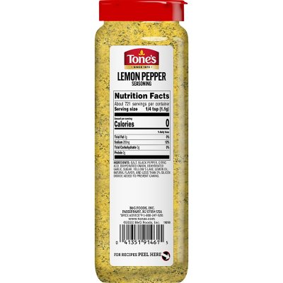 Zesty Lemon & Herb Salt Free Seasoning 2 oz. Bottle