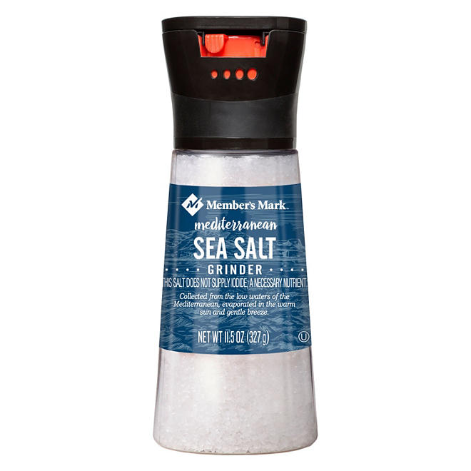 Member's Mark Sea Salt with Adjustable Grinder (11.5 oz.) 