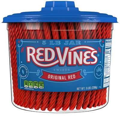 RED VINES Original Red Licorice Twists, 5oz Tray