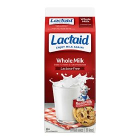 Lactaid 100% Lactose Free Whole Milk, 64 fl. oz.